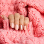 pink and white nail designs